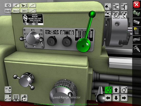 1K62 Lathe Simulator iPad app afbeelding 3