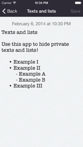 Lock Your Notes screenshot