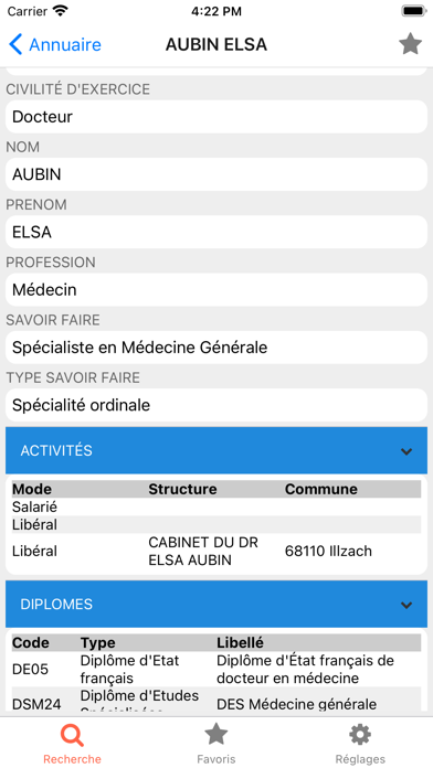 Screenshot #3 pour CS Annuaire Santé
