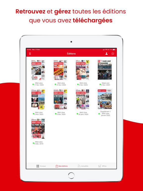 Midi Libre Le Journal iPad screenshot 6 - Magazines & Newspapers app