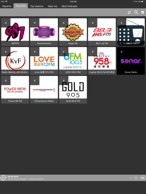 Radio Singapore - SG Online FM iPad screenshot 4 - Music app