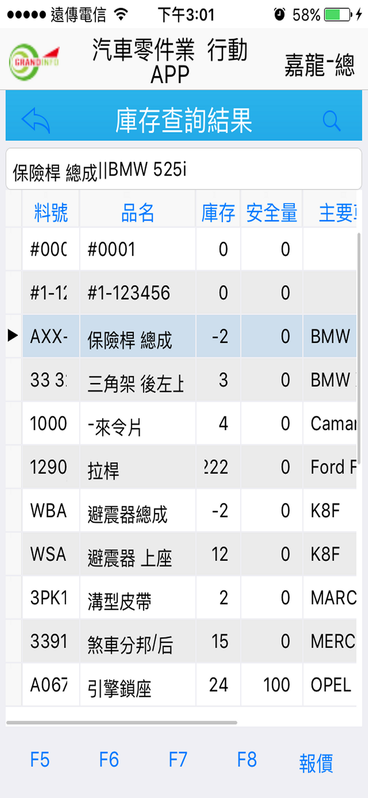 汽車零件業行動APP