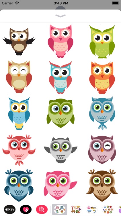 Owl Sticker Collection screenshot-8