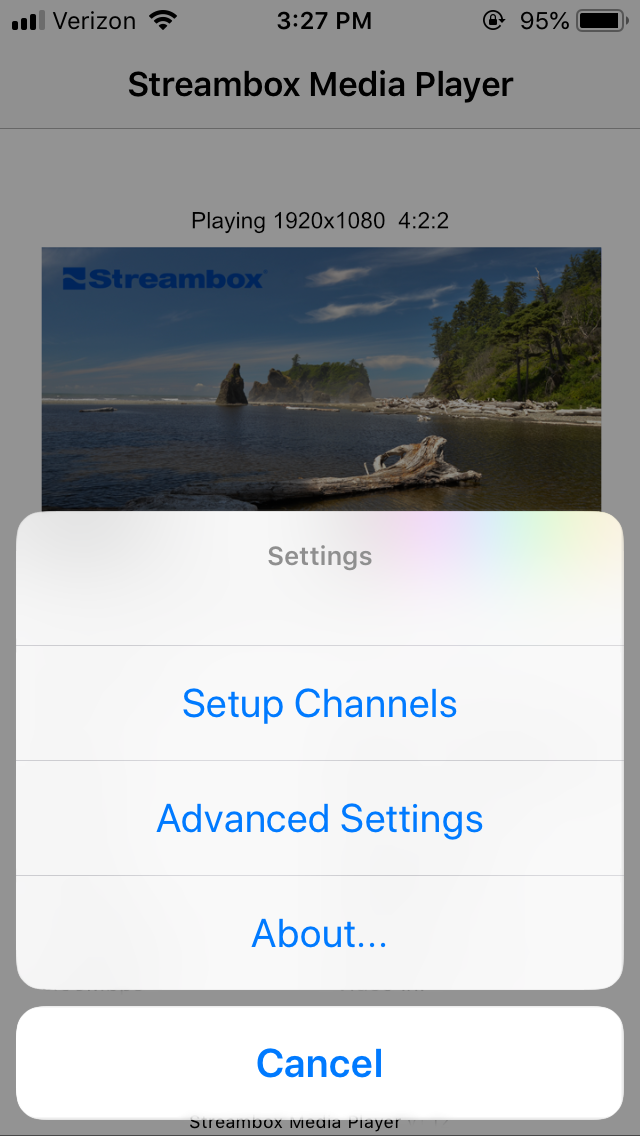 Streambox Media Player