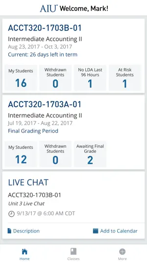 AIU Faculty screenshot 1