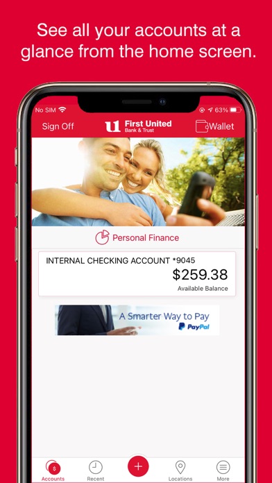 My Bank First United Mobile Screenshot