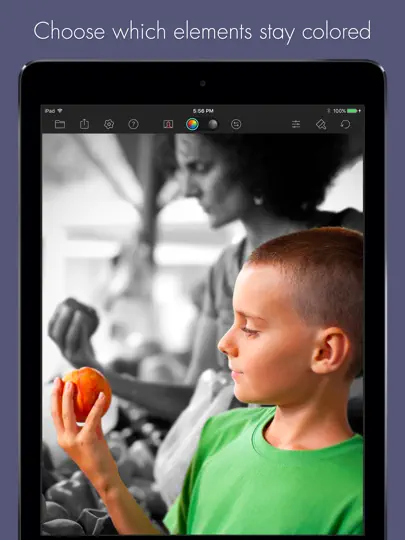 Captura de pantalla de Color Splash For IPad en iPhone 3