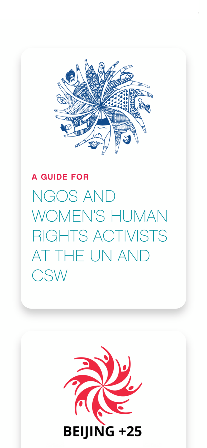 Women and UN Guide by NGO CSW NY