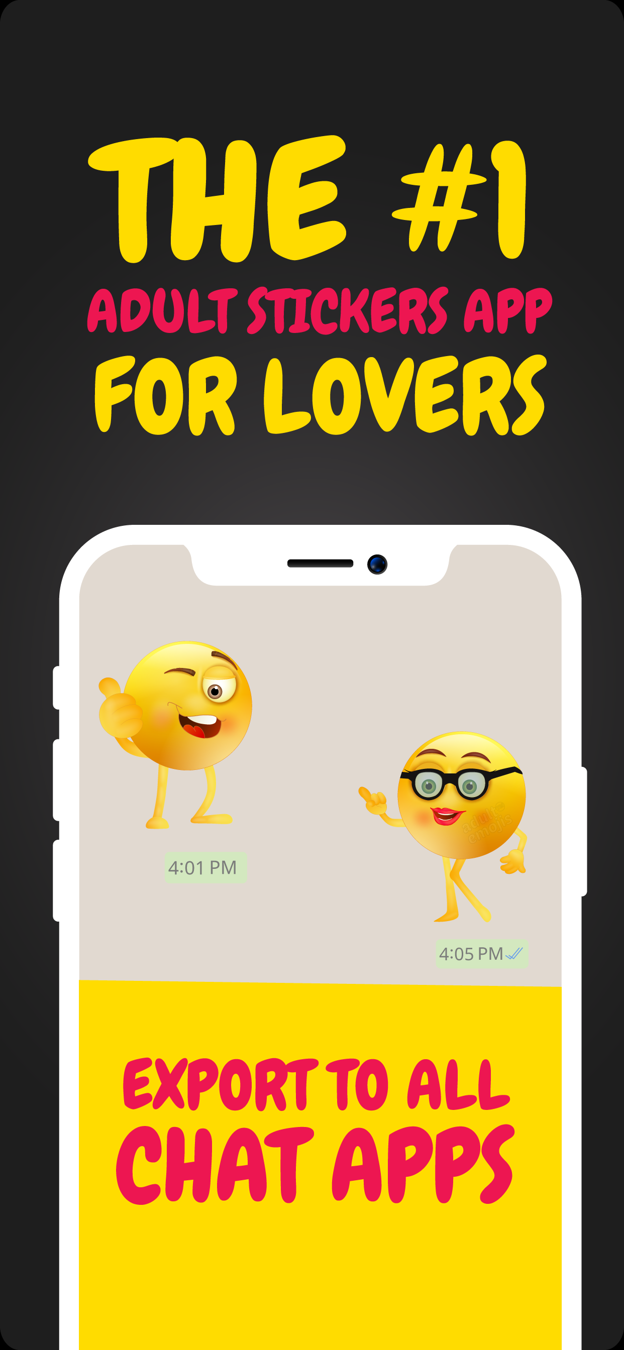 AdultMoji: Adult Emoji Sticker