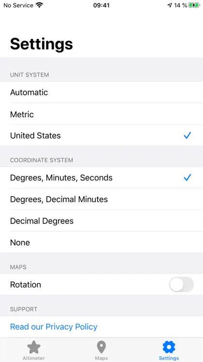 Screenshot 3 di 4 di Altimeter & Precision - Simple