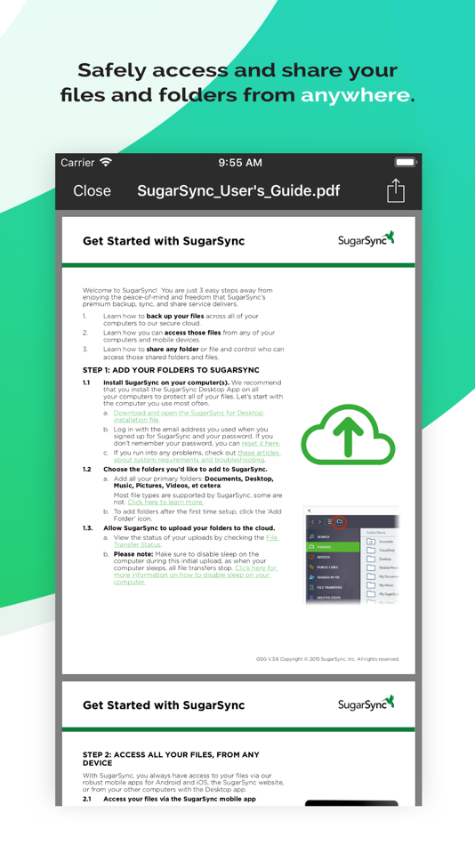 #3. SugarSync (iOS) 由: SugarSync, Inc.