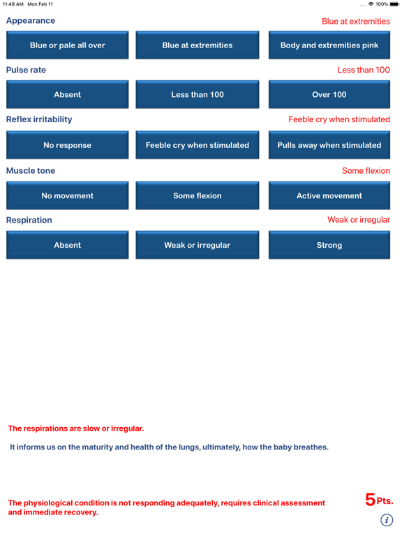 Screenshot #6 pour APGAR Test
