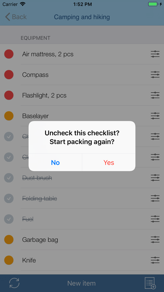 #6. Travel Packing Checklists (iOS) Με: Evgeny Turchaninov