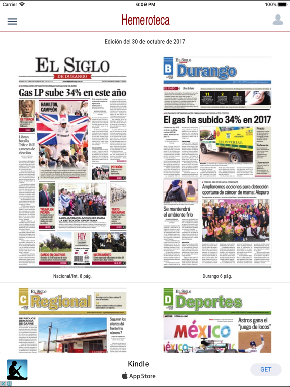 El Siglo de Durango iPad screenshot 5 - News app