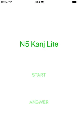 Game screenshot JLPT Test N5 Kanji Lite mod apk