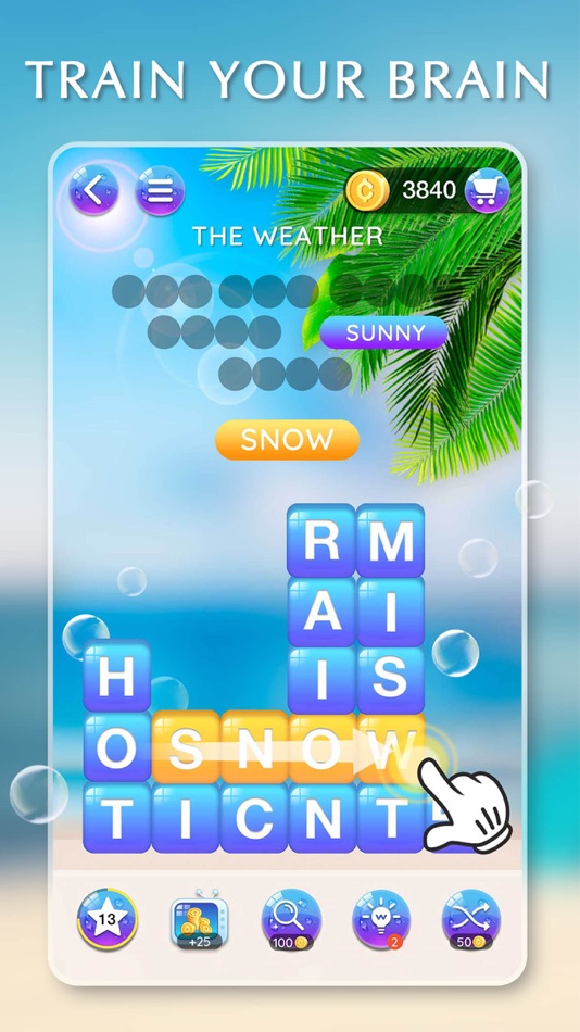 #2. Word Sweeper-Search Puzzle (iOS) 由: Chai Lai