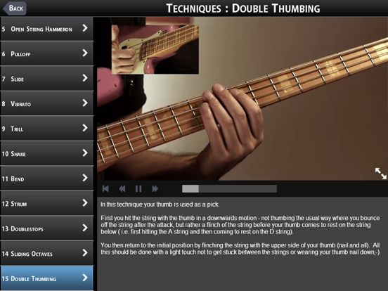 Beginning Slap Bass MarloweDK iPad app afbeelding 5