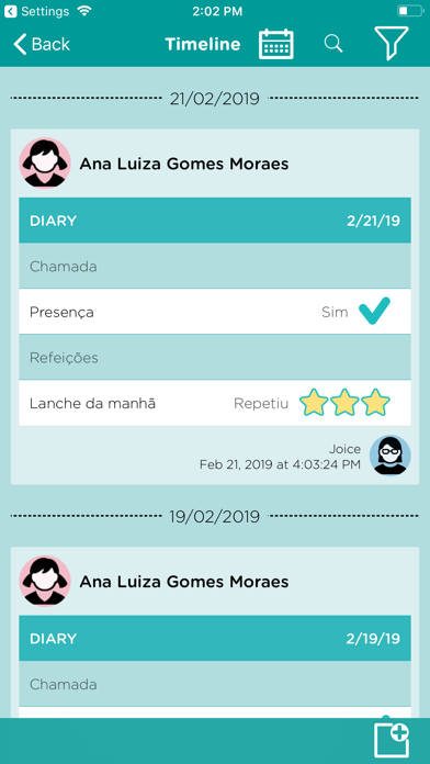 Diário Escola Pais EF Screenshot