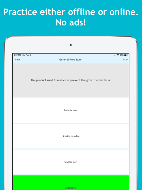 Nail Technician Exam Center iPad screenshot 5 - Education app