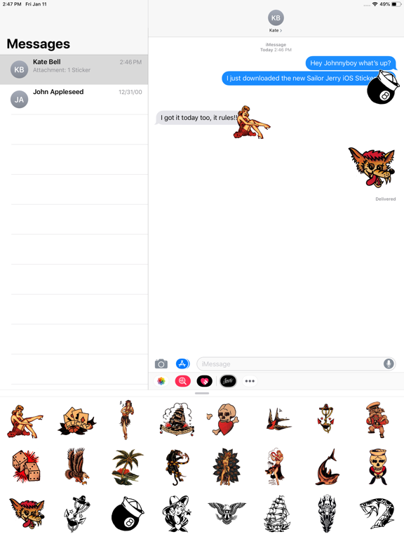 Screenshot #5 pour Sailor Jerry Stickers