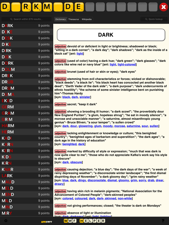 WWF Helper Premium iPad screenshot 4 - Games app
