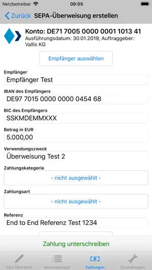 e:Client screenshot 1