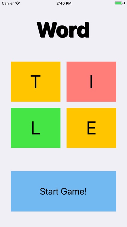 Word Tile