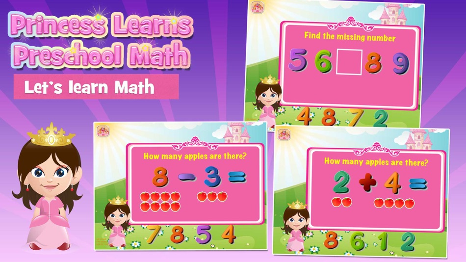 Princess Learns Math for Kids - 3.50 - (iOS)