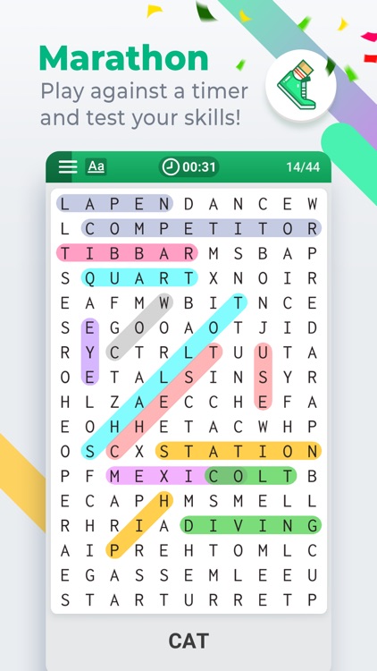 Word Search Colorful screenshot-6