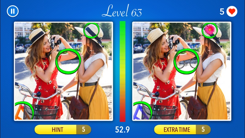Find 5 differences! screenshot 1