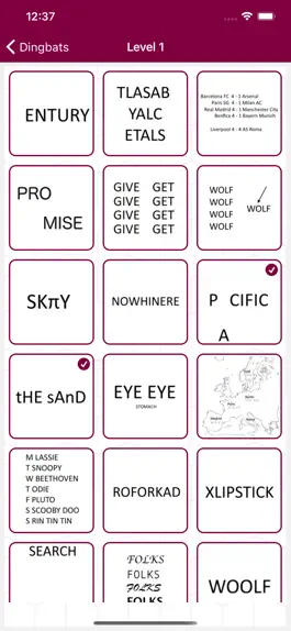 Game screenshot Dingbats - Between the lines apk