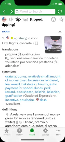 Game screenshot English Spanish Dictionary G. mod apk