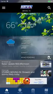 kbtx pinpoint weather iphone screenshot 1