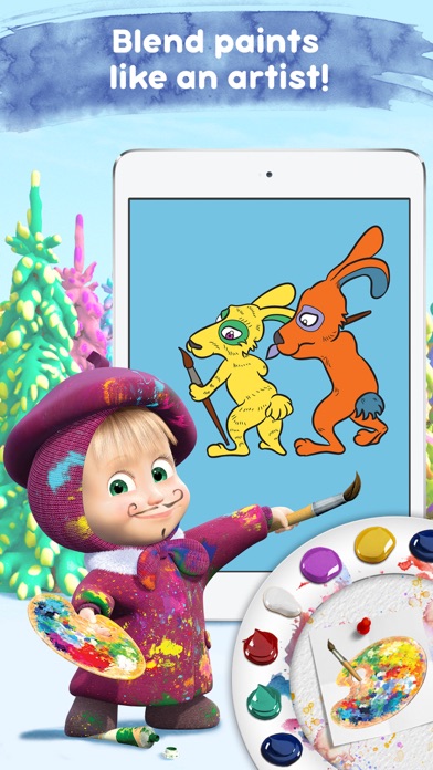 Masha and the Bear: Art Games Screenshot