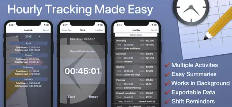 Timesheet Work & Hours Tracker