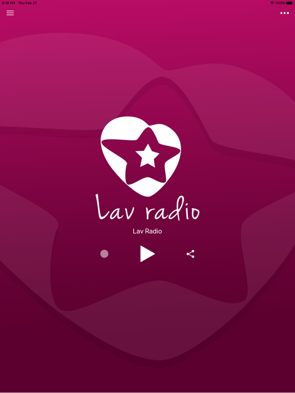 Lav Radio - Armenian Radio iPad screenshot 1 - Music app