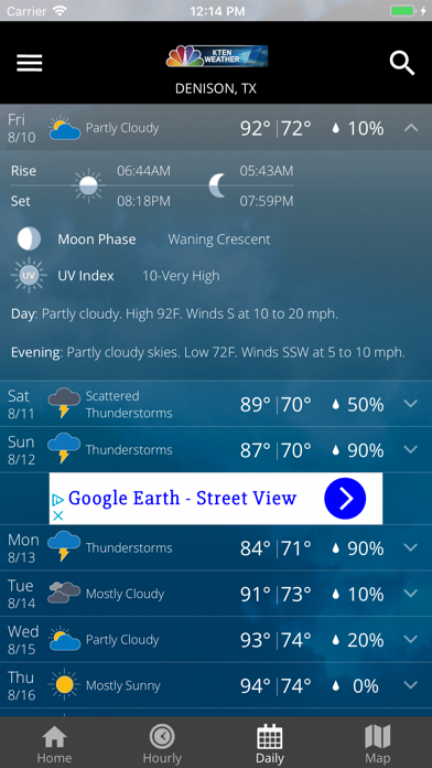 KTEN Weather Screenshot