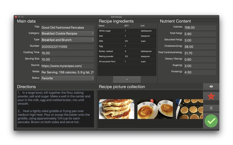 Screenshot #2 pour Daily Recipe Management - Food