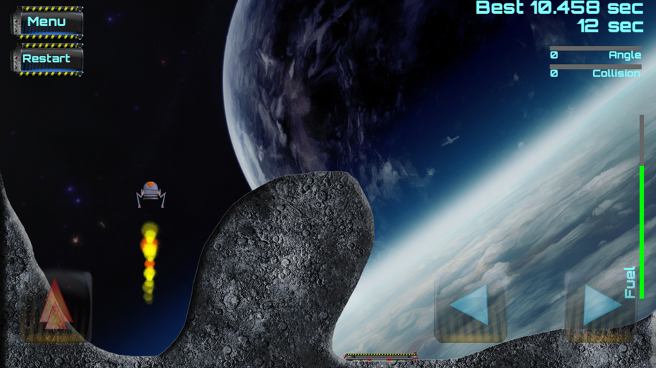 #1. Lunar Lander Relaunched (iOS) 由: Tommy Hass