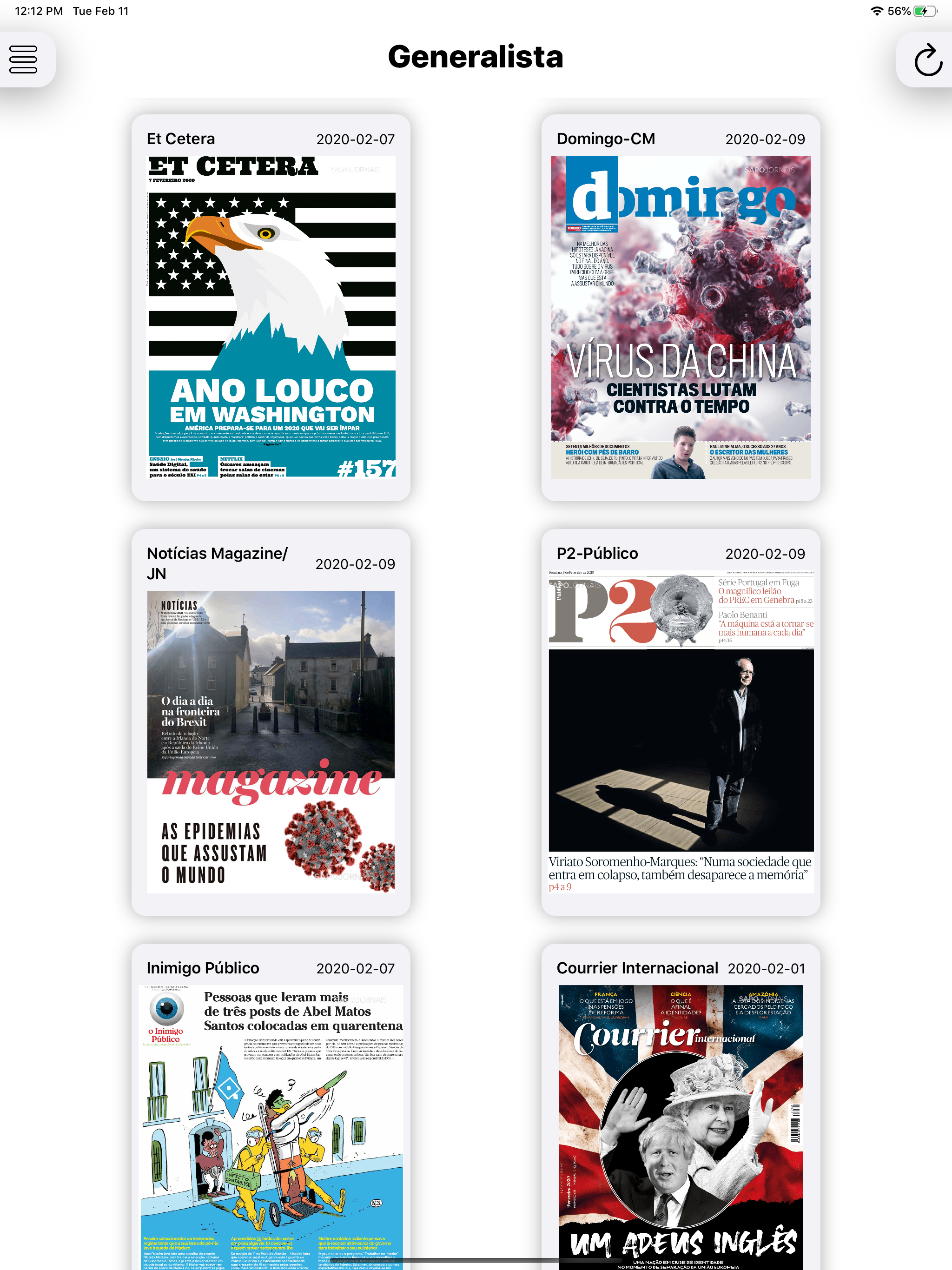 Capas do Dia