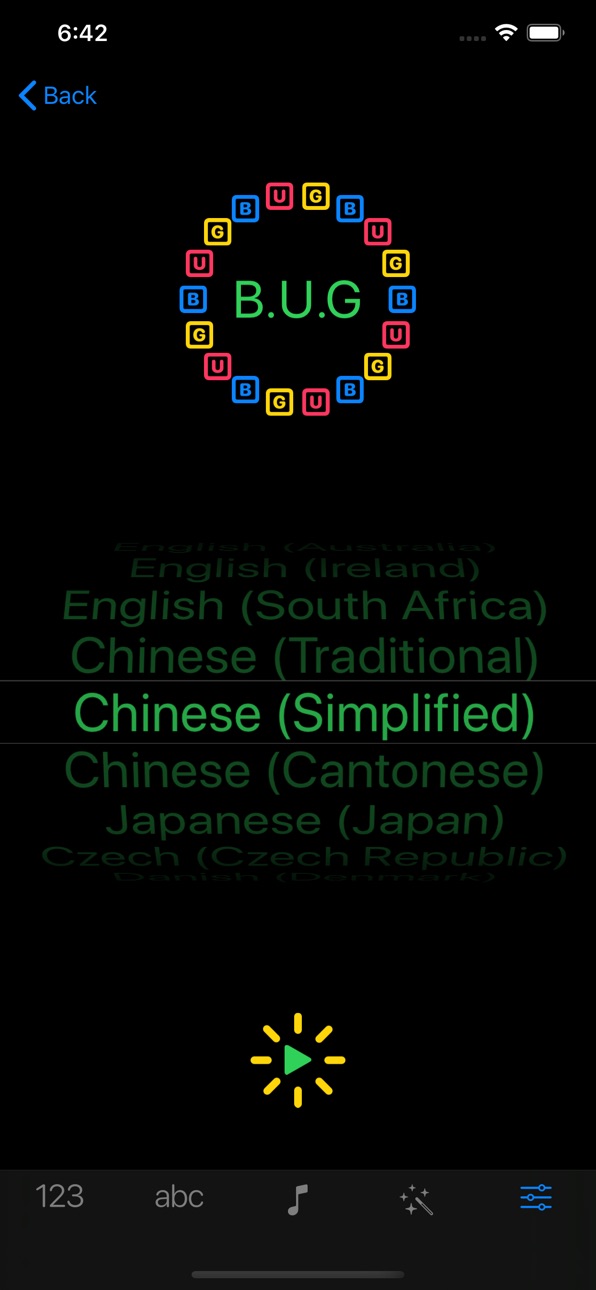 iPhone screenshot