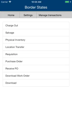 Border States SupplyTrax WM screenshot 1