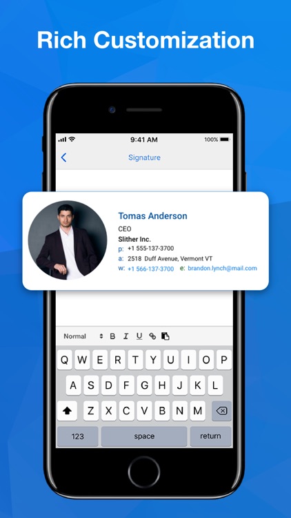 Blue Mail - Email Mailbox screenshot-4