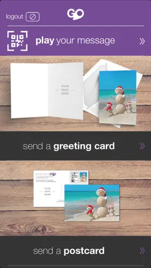 PostCard2Go screenshot 1