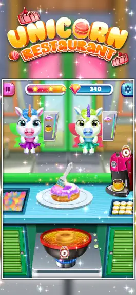 Game screenshot Unicorn Cooking Mania Games apk