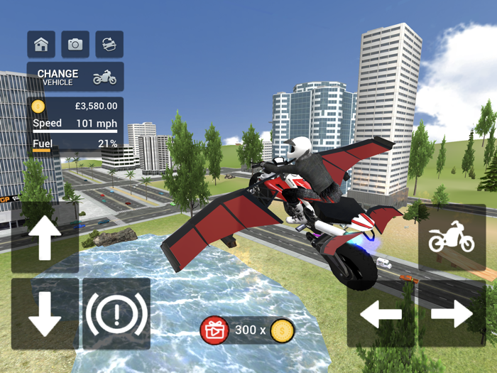 Flying Motorbike Simulator