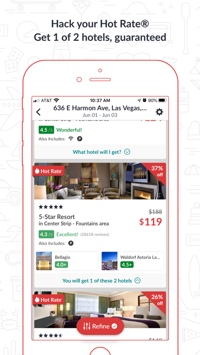 Hotwire: Last Minute Hotels Screenshot