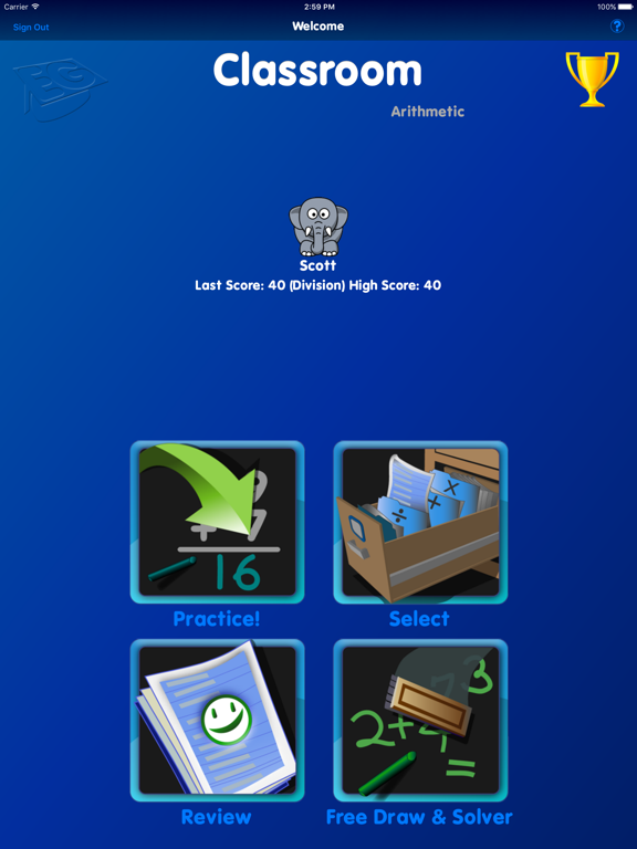 Screenshot #4 pour EG Classroom Arithmetic