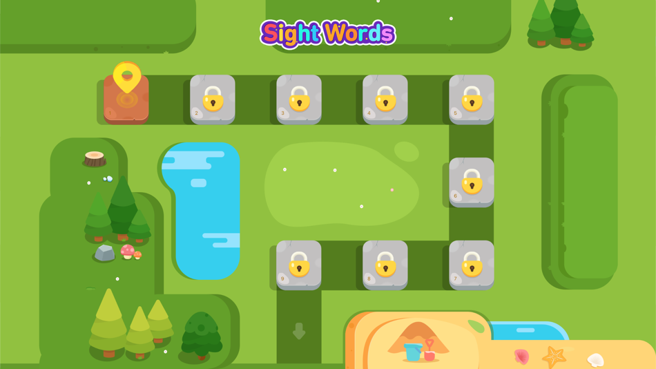 #1. 梯田AI高频词-sight words (iOS) 由: Titian AI for kids