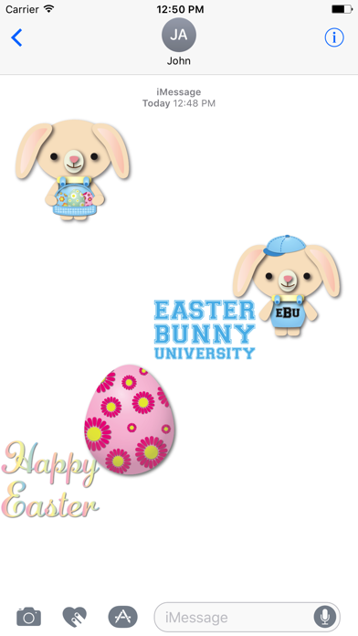 Easter Bunny Stickies Screenshot